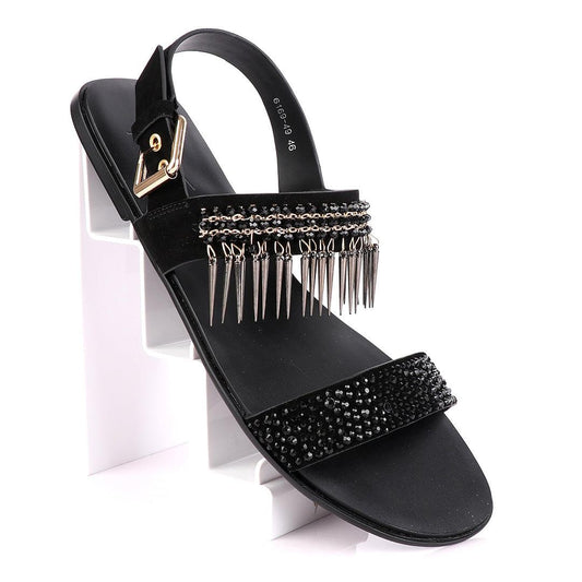 Giuseppe Zanotti Spacey spike tassel Sandal - Obeezi