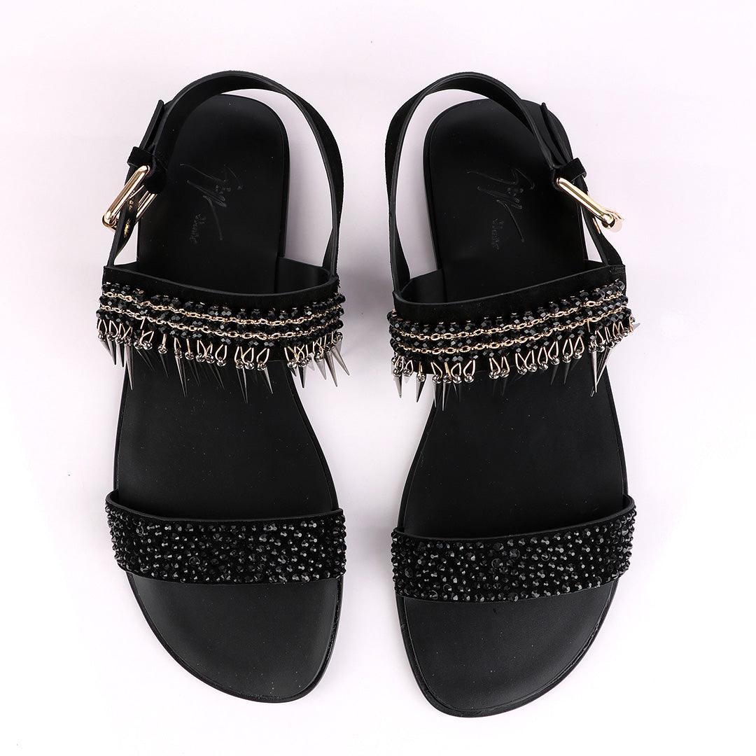 Giuseppe Zanotti Spacey spike tassel Sandal - Obeezi