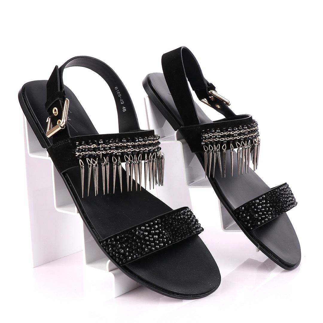 Giuseppe Zanotti Spacey spike tassel Sandal - Obeezi