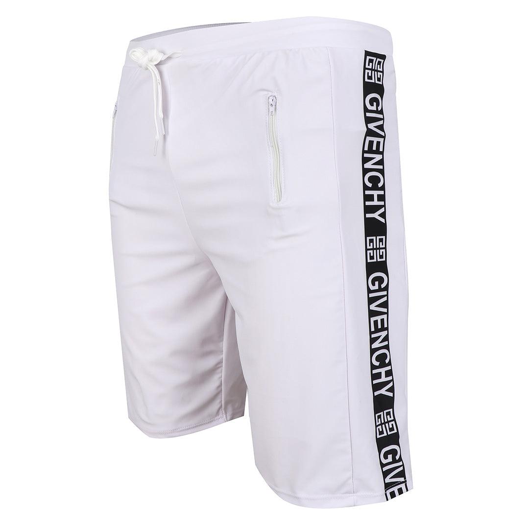 Givenchy Side Zip Pocket Plain Beach Shorts - Obeezi