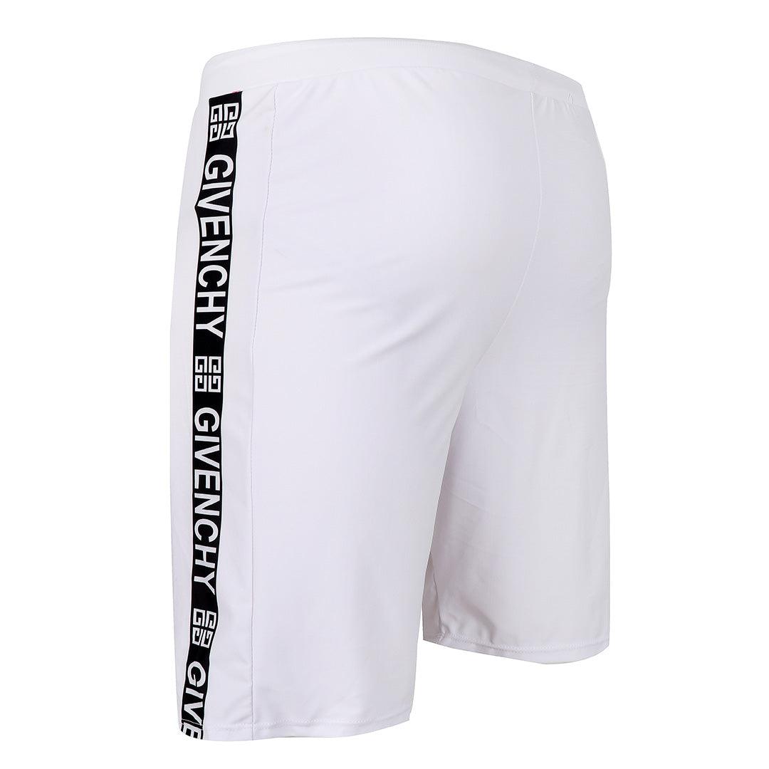 Givenchy Side Zip Pocket Plain Beach Shorts - Obeezi