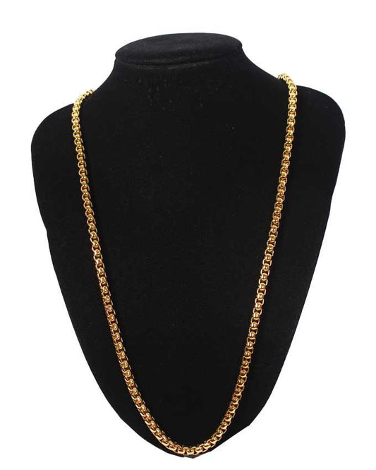 Gold Pattern Necklace - Obeezi.com