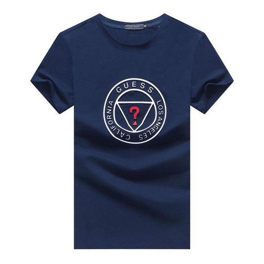 Guess California Bold Printed Logo NavyBlue T-shirt - Obeezi