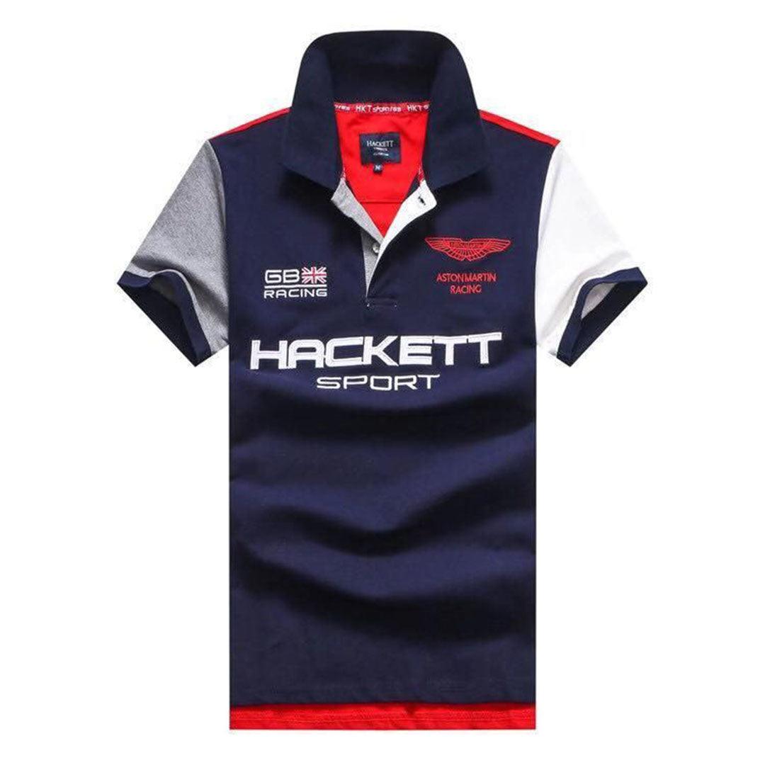 Hacket London Aston Martin Racing Navyblue Polo Shirt - Obeezi