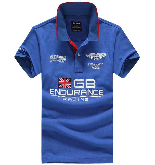 Hackett Aston Martin 1959 Racing Blue polo - Obeezi