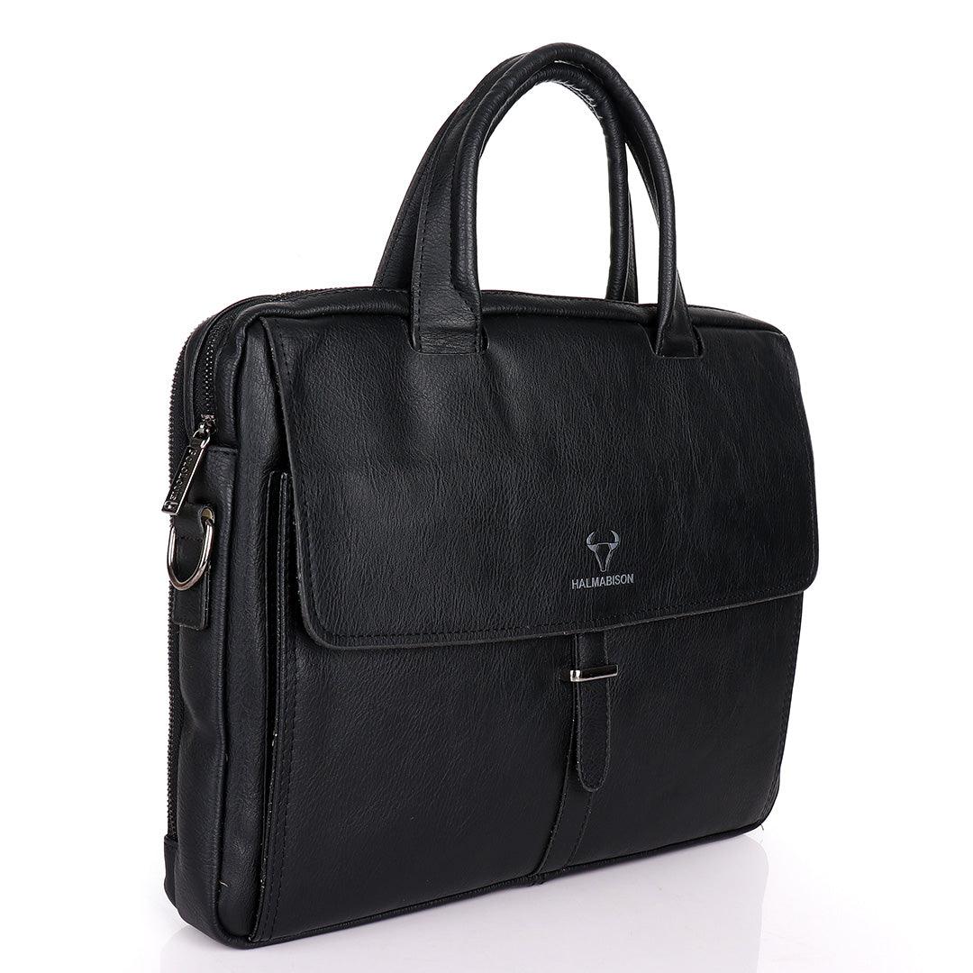 Halmabison Quality Leather Laptop Bag - Obeezi.com