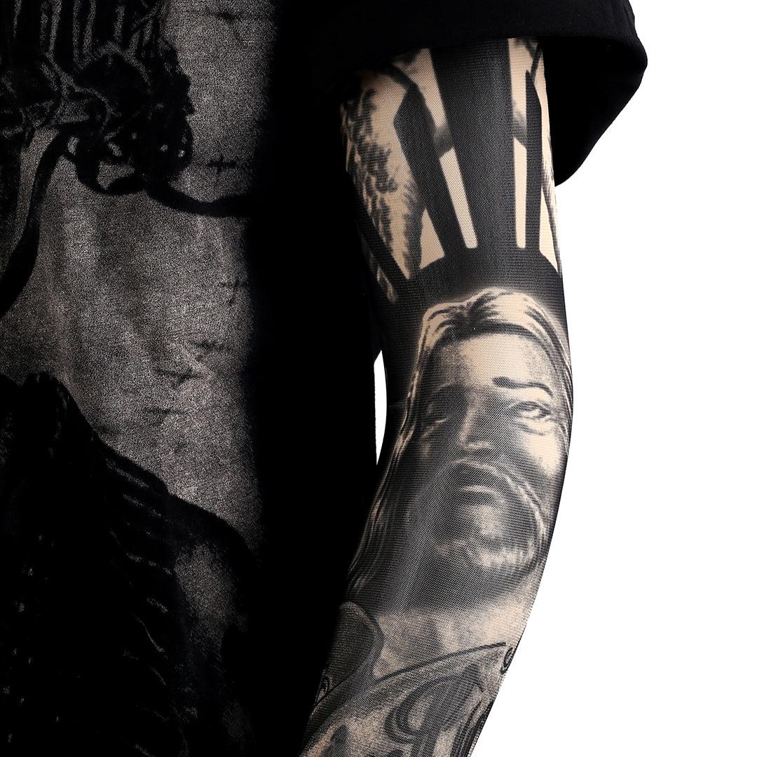 Hand Body God Image Tattoo Sleeve - Obeezi.com