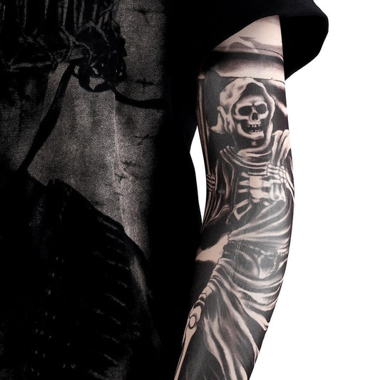 Hand Body Sleeves Full Firey Skullie - Obeezi.com