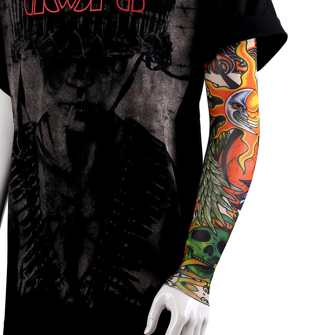 Hand Body Sleeves Sun Firey Skullie - Obeezi.com