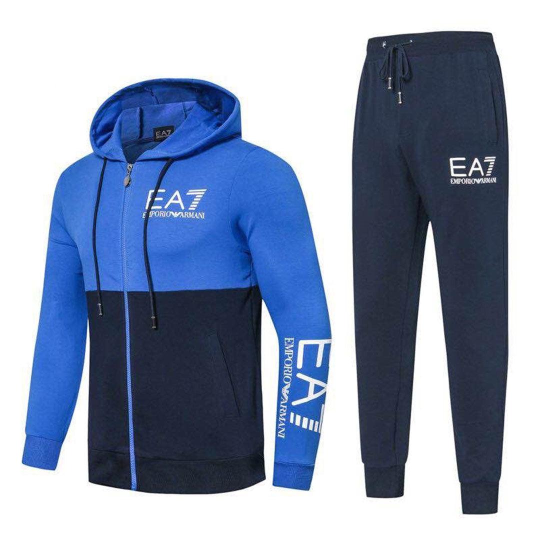 Hand Logo Design Blue Tracksuit - Obeezi