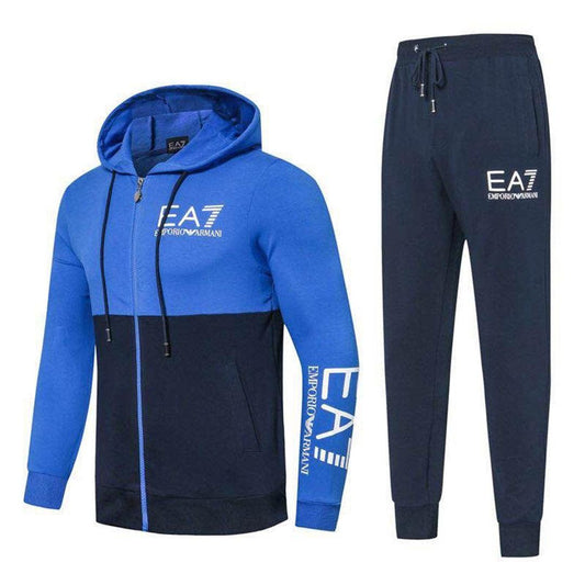 Hand Logo Design Blue Tracksuit - Obeezi