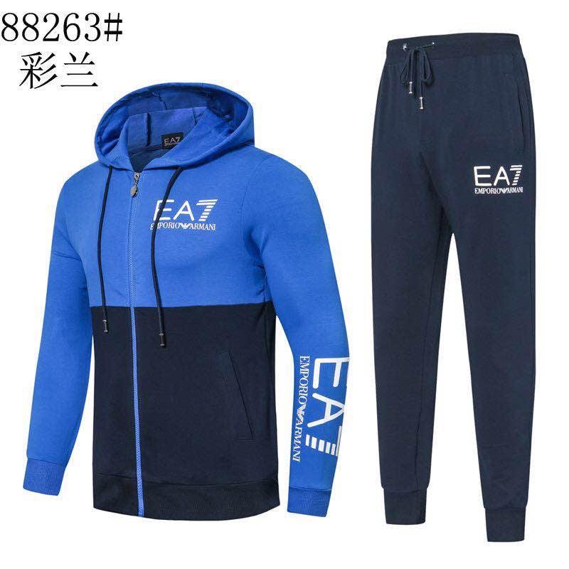Hand Logo Design Blue Tracksuit - Obeezi