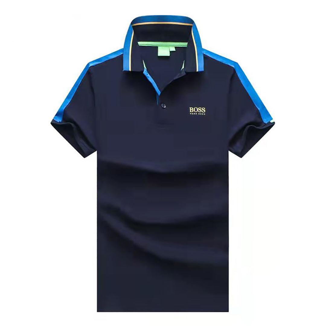 HBoss Essential Regular Fit Polo-Black - Obeezi.com