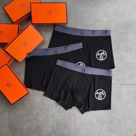 Herm 3 In 1 Comfortable Body-Suited Black Men's Boxers - Obeezi.com