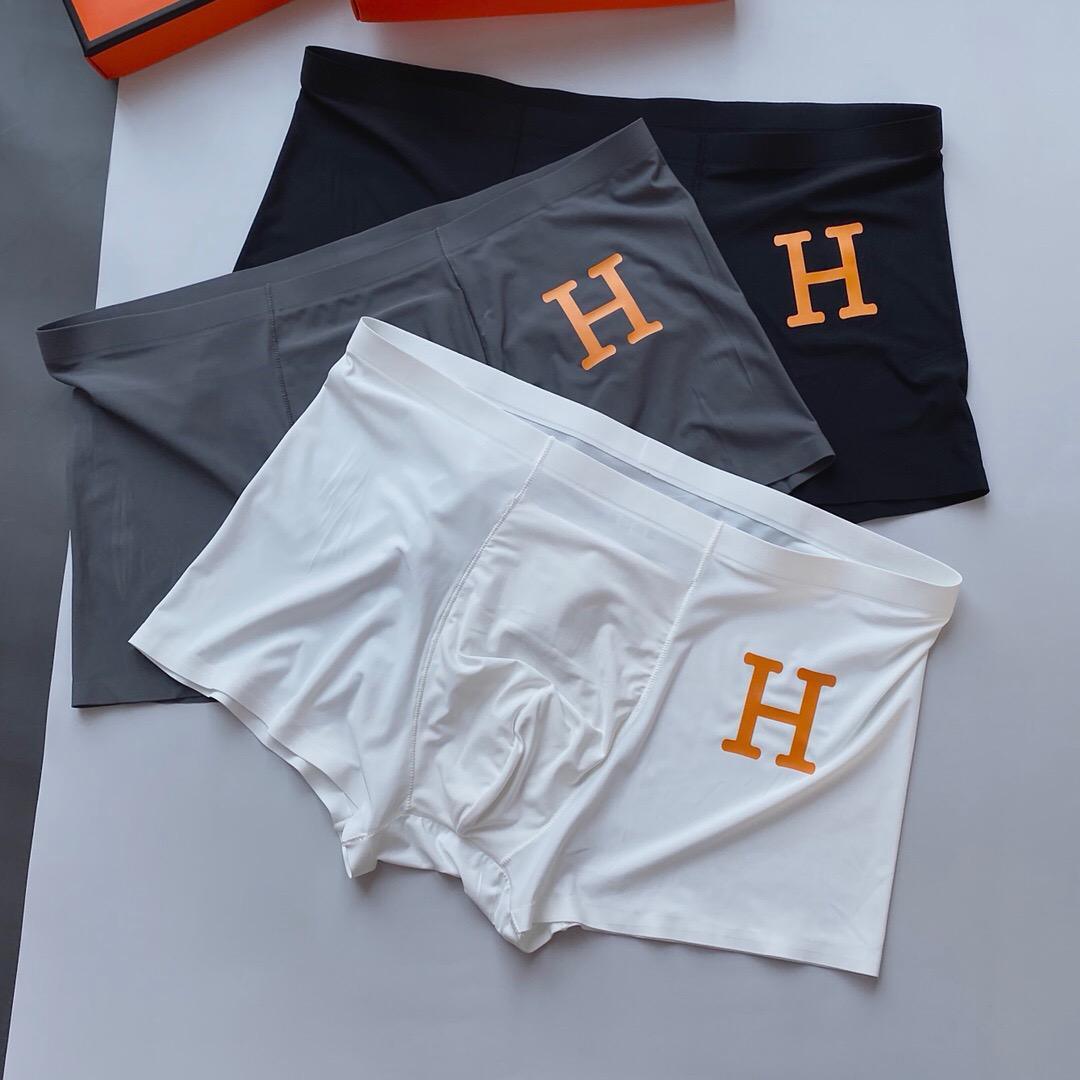 Herm 3 Packs Stretch Organic Cotton Boxers - Obeezi.com