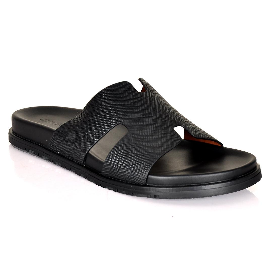 Herm Lightweight Comfort All Seasons Trendy Slippers-Black - Obeezi.com