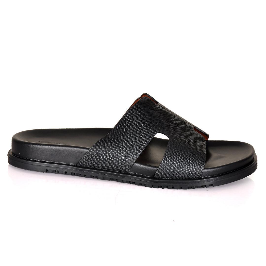 Herm Lightweight Comfort All Seasons Trendy Slippers-Black - Obeezi.com