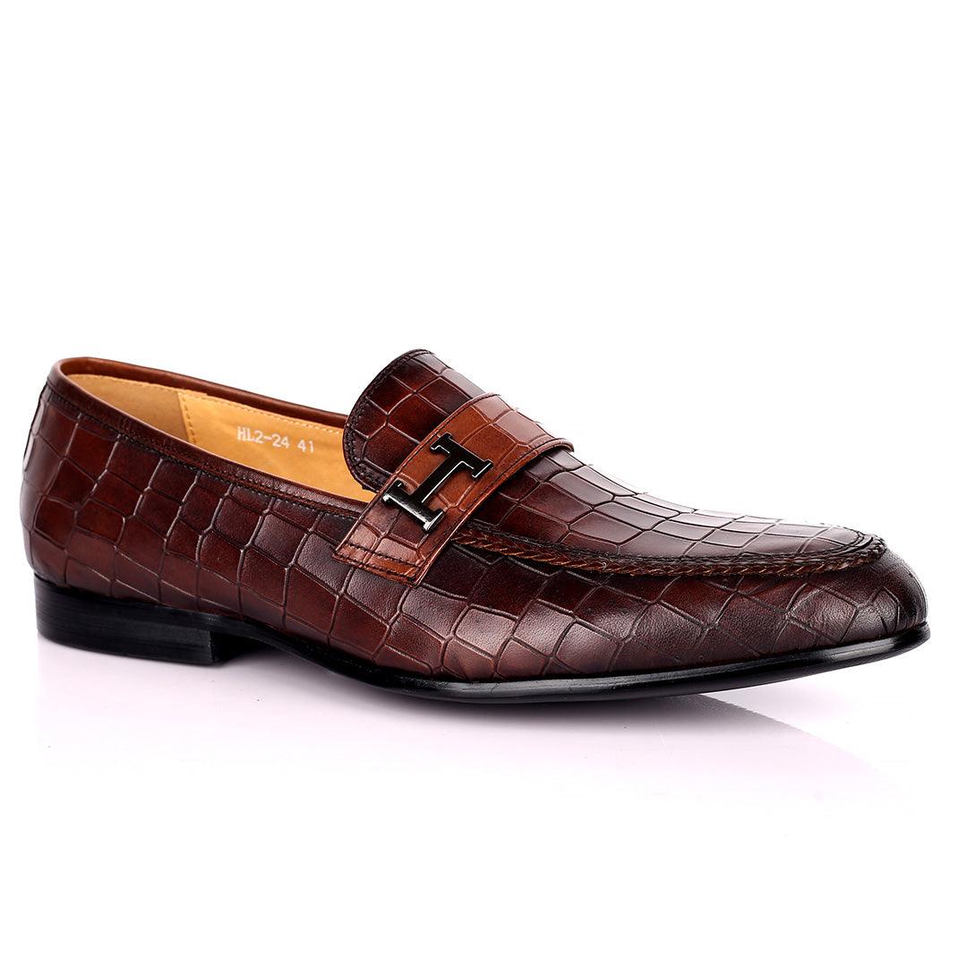Herm Men's Paris Loafers Leather-Coffee - Obeezi.com