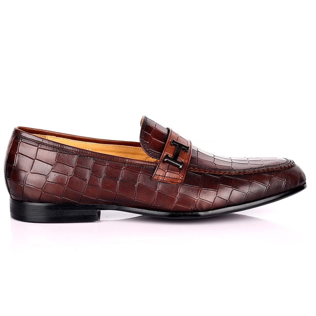 Herm Men's Paris Loafers Leather-Coffee - Obeezi.com