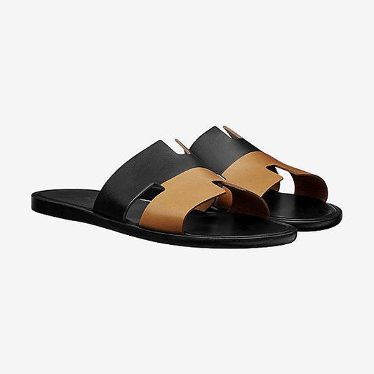 Hermes Epsom Bi Color Izmir Mens Sandals - Obeezi