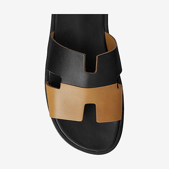Hermes Epsom Bi Color Izmir Mens Sandals - Obeezi