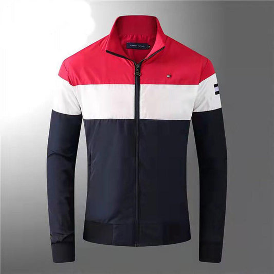 HF Modern Colour-Blocked Jacket - Obeezi.com