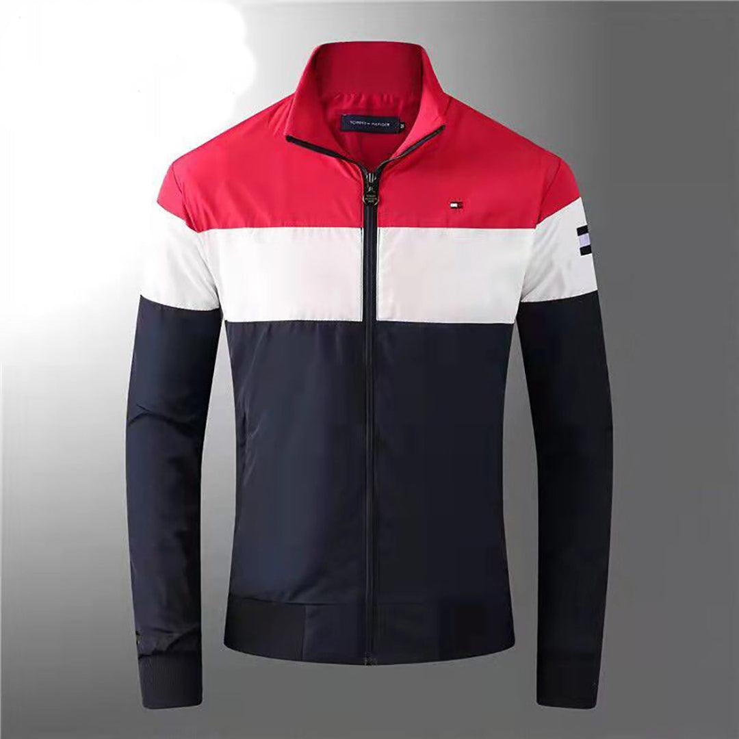 HF Modern Colour-Blocked Jacket - Obeezi.com