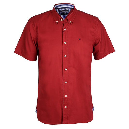 HIF Camp Collar Short Sleeve Shirt- Wine - Obeezi.com