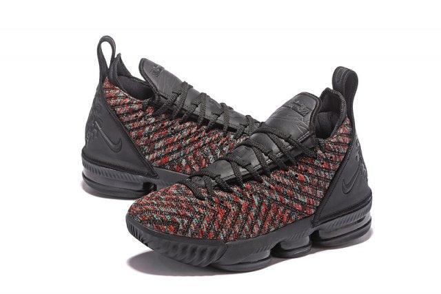 High-enD LeBron 16 Black/Multi-Color Men's Sneakers - Obeezi