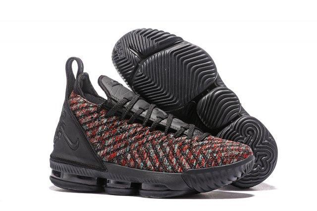 High-enD LeBron 16 Black/Multi-Color Men's Sneakers - Obeezi