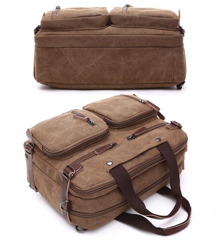 High Quality Casual Canvas Business Briefcase Mens Bag - Obeezi.com