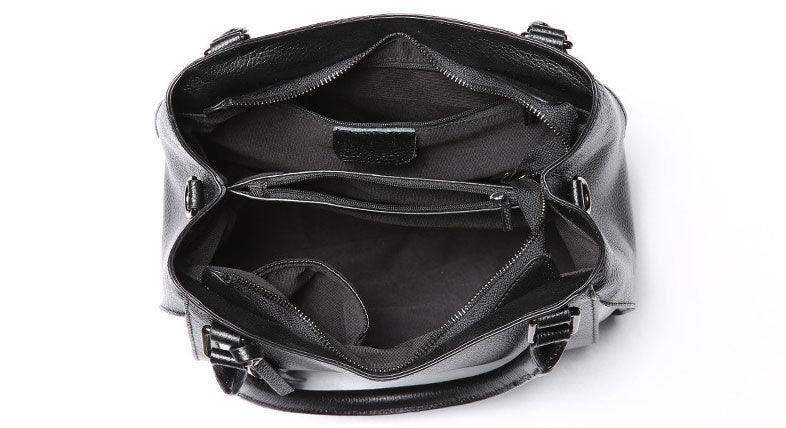 High quality Genuine Leather Black fashion handbags - Obeezi.com