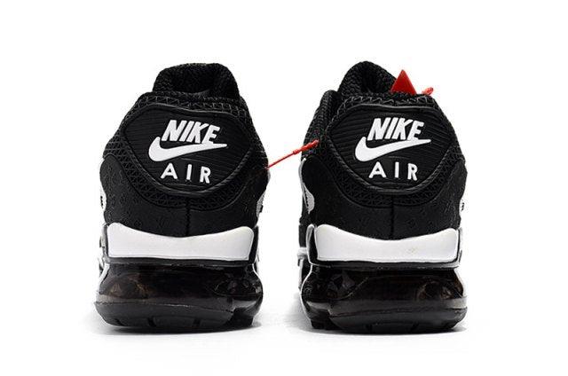 High Quality Off White x N A Max 90 KPU Black White Athletic Running Sneakers - Obeezi