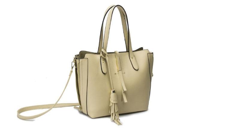 High Quality PU Leather Fashion Elegant Fringe Handbag - Coffee - Obeezi.com