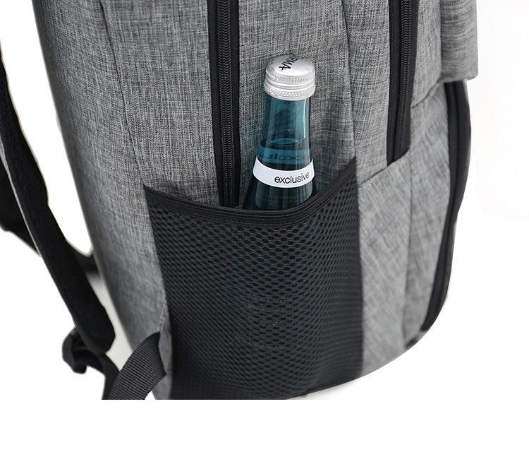 Hiking Canvas Large Capacity Backpack- Blue - Obeezi.com