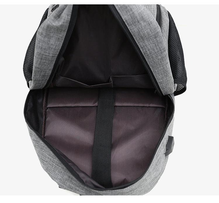 Hiking Canvas Large Capacity Backpack- Grey - Obeezi.com