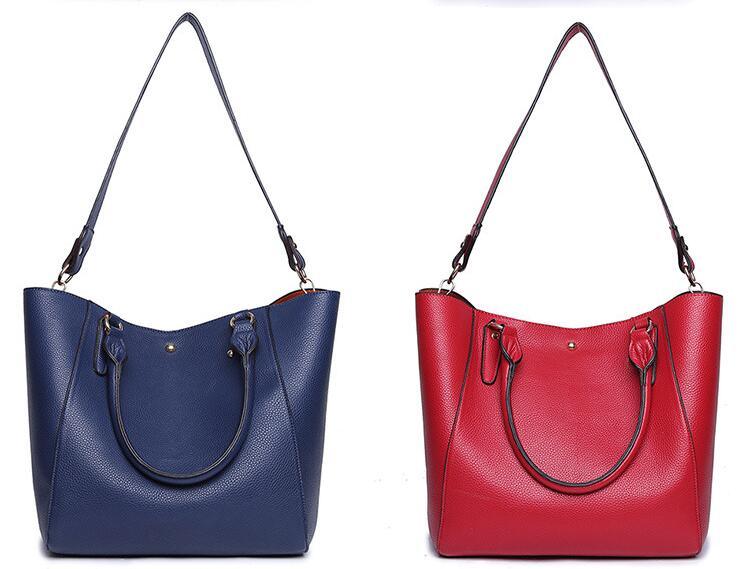 HoldAll With Detachable Inner Bag and Long Strap Shoulder Handbag-Blue - Obeezi.com