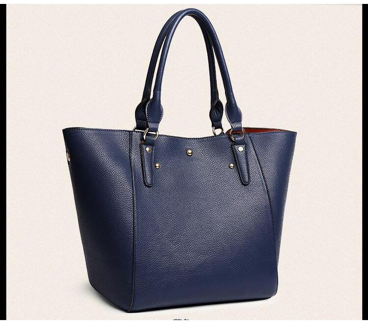 HoldAll With Detachable Inner Bag and Long Strap Shoulder Handbag-Blue - Obeezi.com