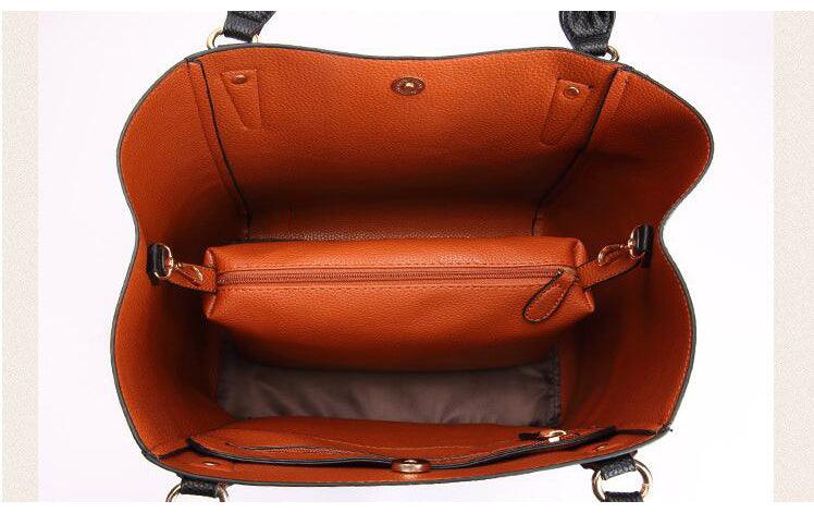 HoldAll With Detachable Inner Bag and Long Strap Shoulder Handbag-Blue - Obeezi.com