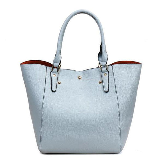 HoldAll With Detachable Inner Bag and Long Strap Shoulder Handbag-Light Blue - Obeezi.com