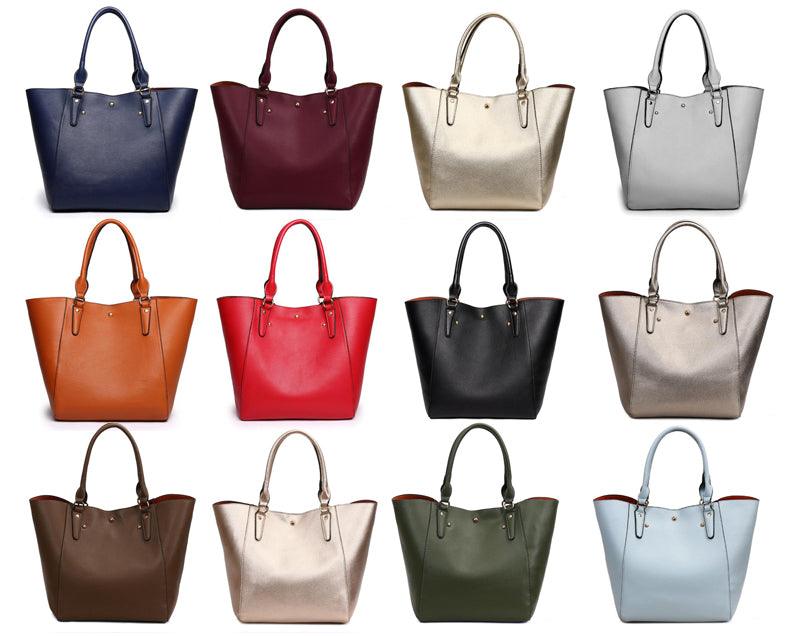 HoldAll With Detachable Inner Bag and Long Strap Shoulder Handbag-Red - Obeezi.com
