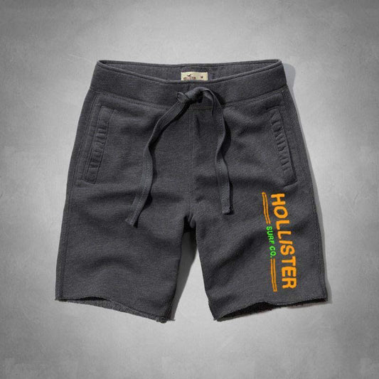 Holisters Classic Men's Short With Surf Co. Crest- Grey - Obeezi