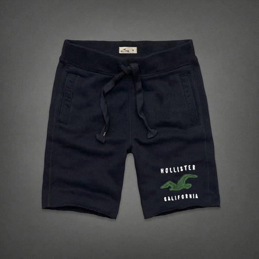 Hollister California Men's Short Navy Blue Designer - Obeezi