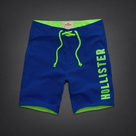 Hollister Men's Beach Nice Shorts Blue - Obeezi
