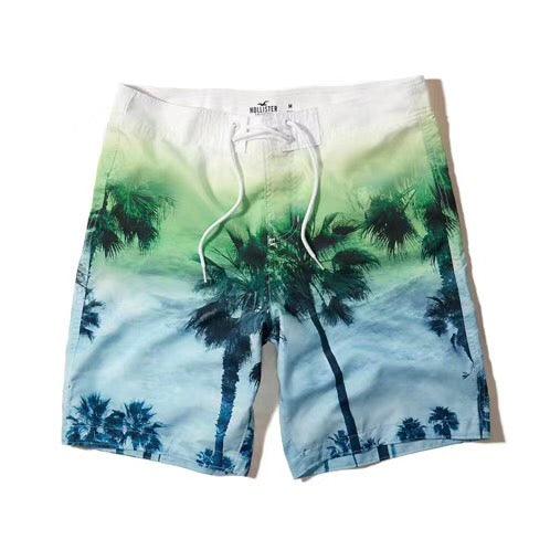Hollister Men's Beach Prep Fit Board Green shorts - Obeezi
