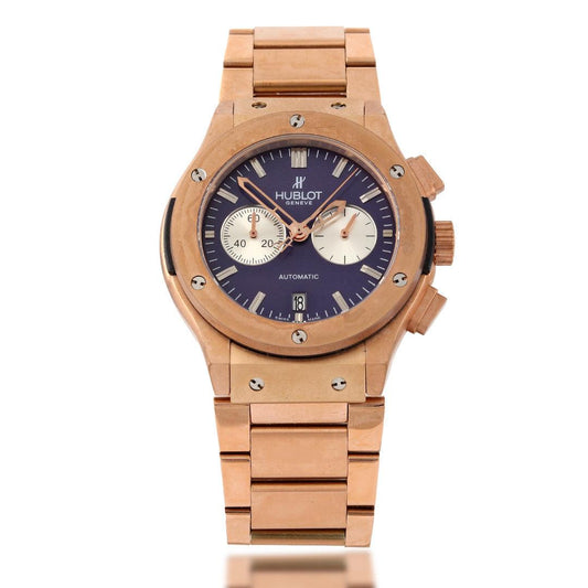 Hublot Geneve Titanium Screw Designed Rose Gold Watch - Obeezi.com