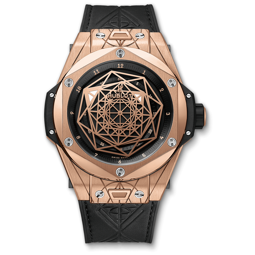 Hublot Sang Bleu King Gold Watch - Obeezi.com