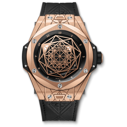 Hublot Sang Bleu King Gold Watch - Obeezi.com