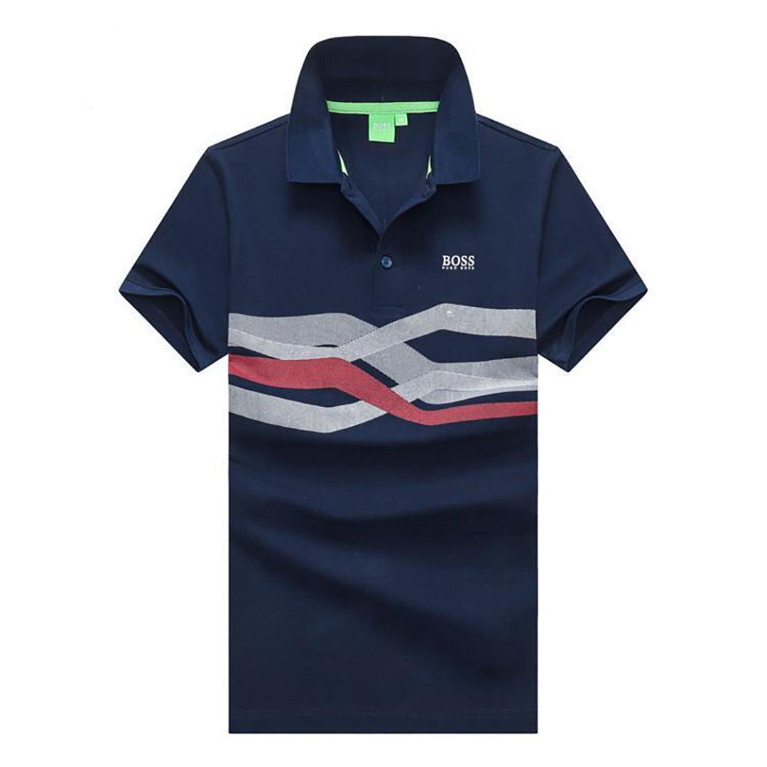 HUG Paddy Men's Slim Fit Polo - Navy-blue - Obeezi.com