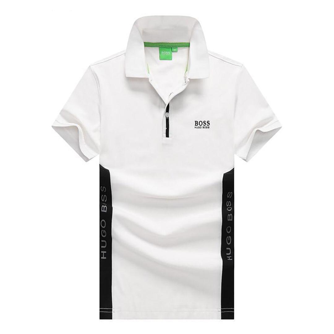 HUG Paddy Men's Slim Fit Polo- White - Obeezi.com